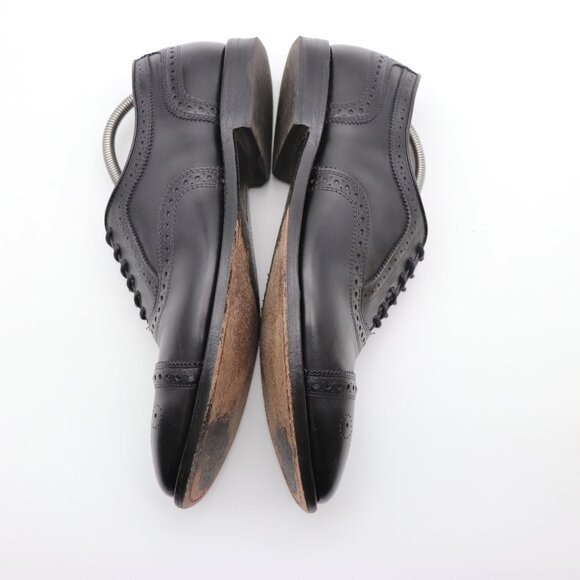 Allen Edmonds Strand Men\'s 11 D Leather Dress Shoes Cap Toe Oxford Black USA main image 4